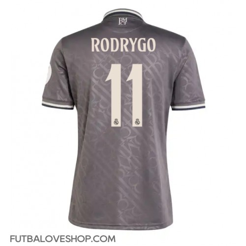 Dres Real Madrid Rodrygo Goes #11 Tretina 2024-25 Krátky Rukáv